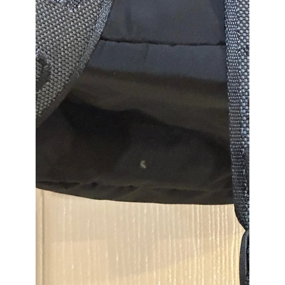 Adidas Linear Mini Backpack Black Gold Hardware Small Travel Bag - Picture 8 of 10